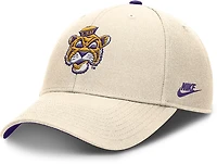 Nike Men's LSU Dri-FIT Rise Legacy Vault Logo Structured Adjustable Cap
