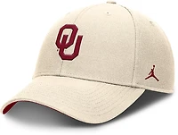 Jordan Men's Oklahoma Dri-FIT Rise Primetime Primary Logo Structured Adjustable Cap