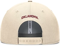 Jordan Men's Oklahoma Dri-FIT Rise Primetime Primary Logo Structured Adjustable Cap