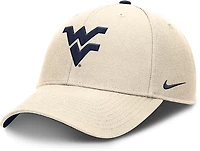 Nike Men's West Virginia Dri-FIT Rise Primetime Primary Logo Structured Adjustable Cap