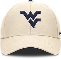 Nike Men's West Virginia Dri-FIT Rise Primetime Primary Logo Structured Adjustable Cap