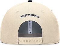 Nike Men's West Virginia Dri-FIT Rise Primetime Primary Logo Structured Adjustable Cap