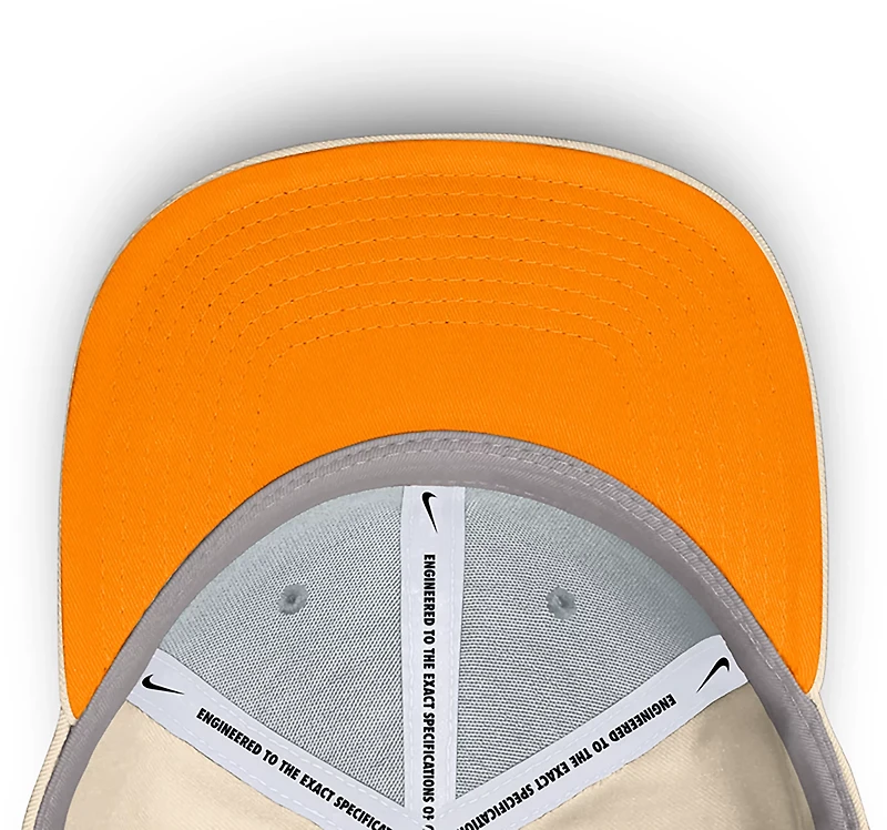Nike Men's Tennessee Dri-FIT Rise Primetime Primary Logo Structured Adjustable Cap