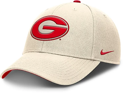 Nike Men's Georgia Dri-FIT Rise Primetime Primary Logo Structured Adjustable Cap