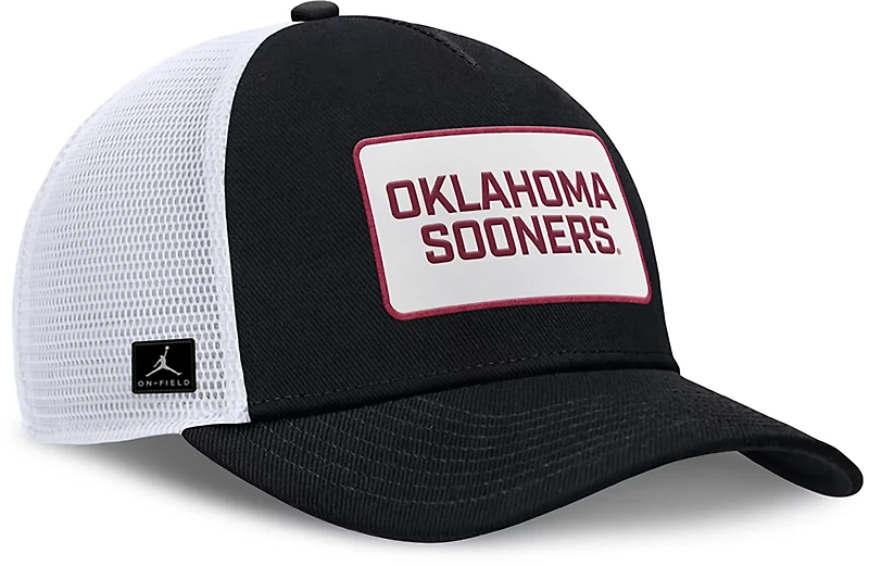 Jordan Men's Oklahoma Rise Gameday Team Patch Trucker Cap