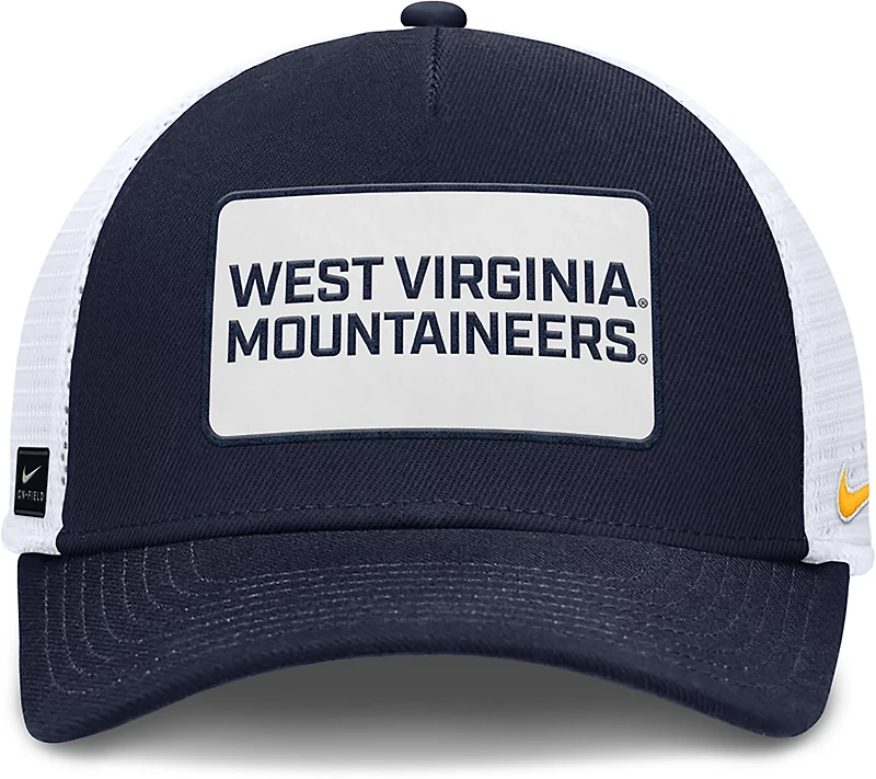 Nike Men's West Virginia Rise Gameday Team Patch Trucker Cap