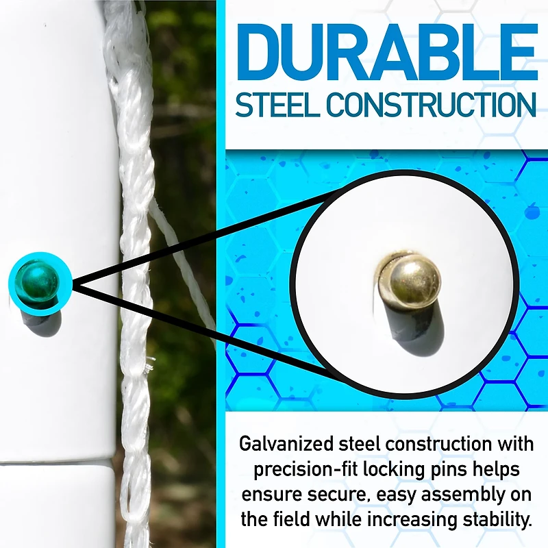 Franklin 4 ft x 6 ft Competition Steel Soccer Goal