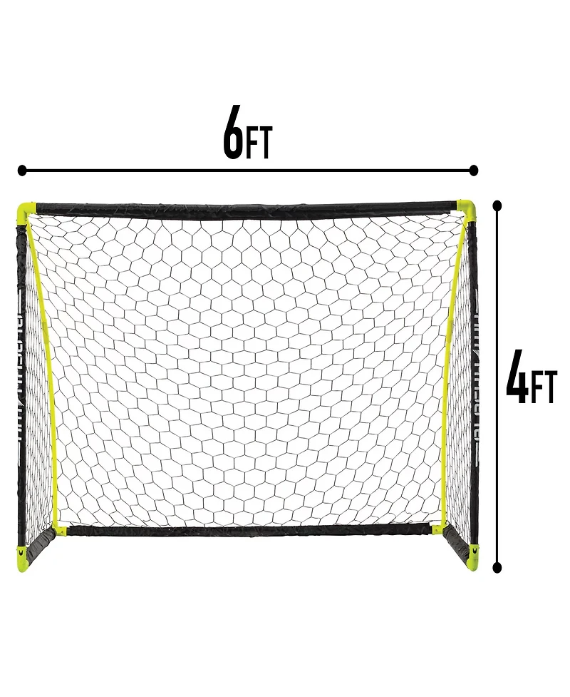 Franklin 4 ft x 6 ft Black Hawk Portable Soccer Goal