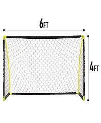 Franklin 4 ft x 6 ft Black Hawk Portable Soccer Goal