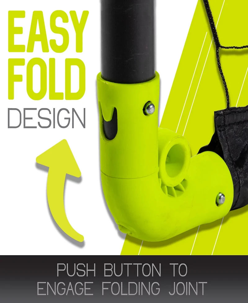 Franklin 4 ft x 6 ft Black Hawk Portable Soccer Goal