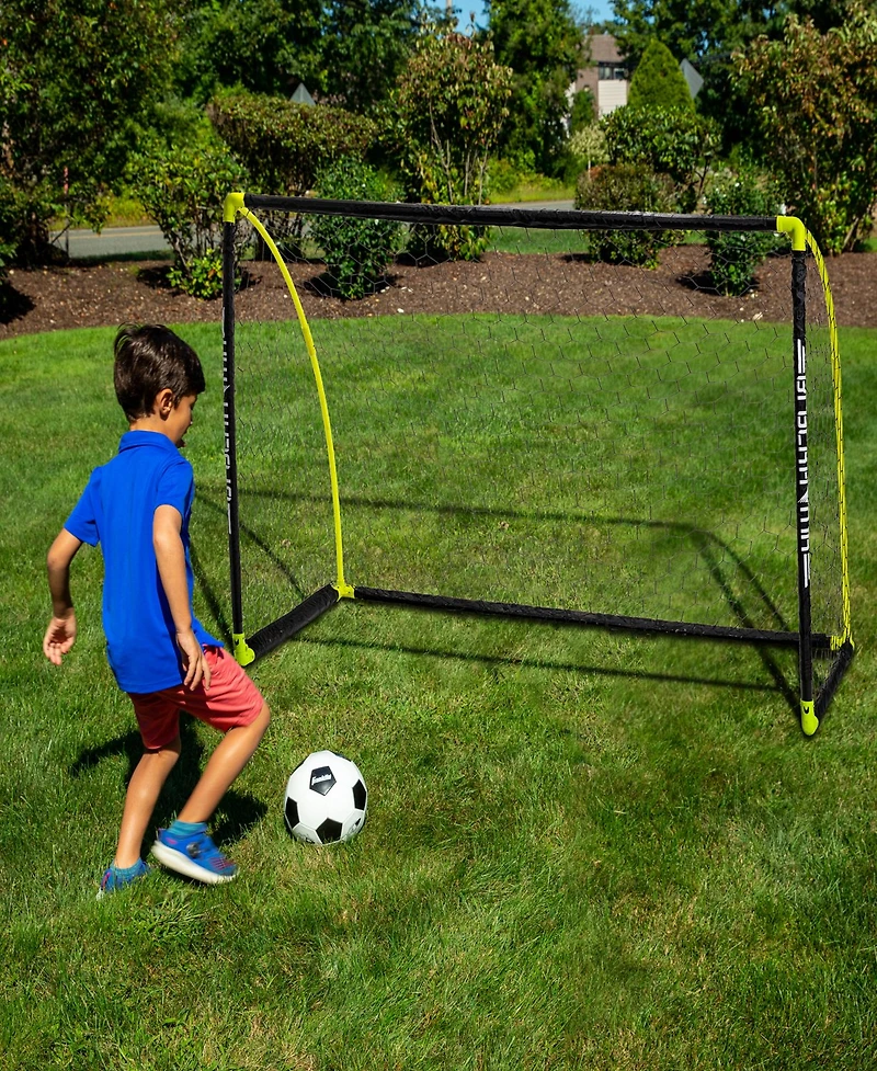 Franklin 4 ft x 6 ft Black Hawk Portable Soccer Goal