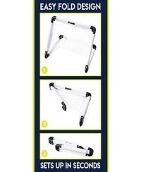 Franklin 1.4 ft x 1.8 ft Mini Insta Indoor Soccer Set