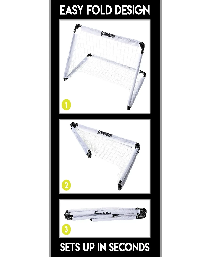 Franklin 2 ft x 3 ft MLS Fold N Go Soccer Goal Net