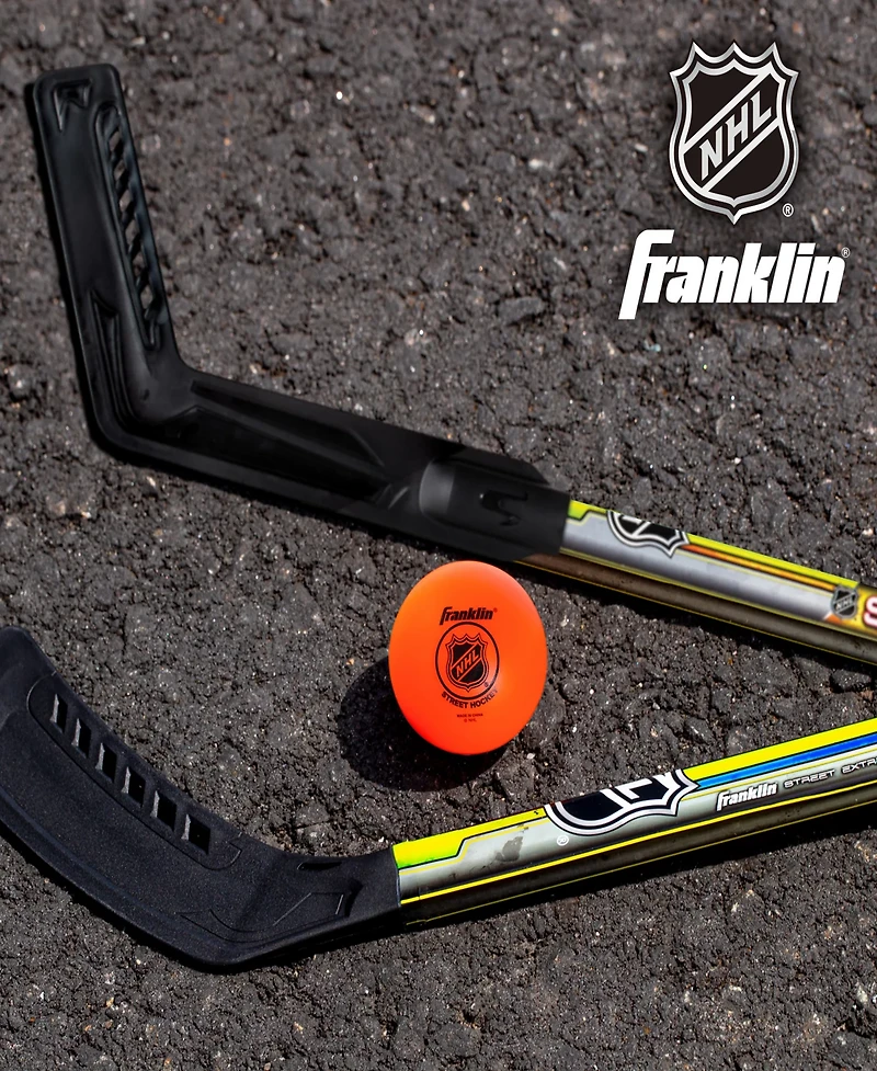 Franklin NHL Kids' Street Hockey Goalie and Player Stick Set