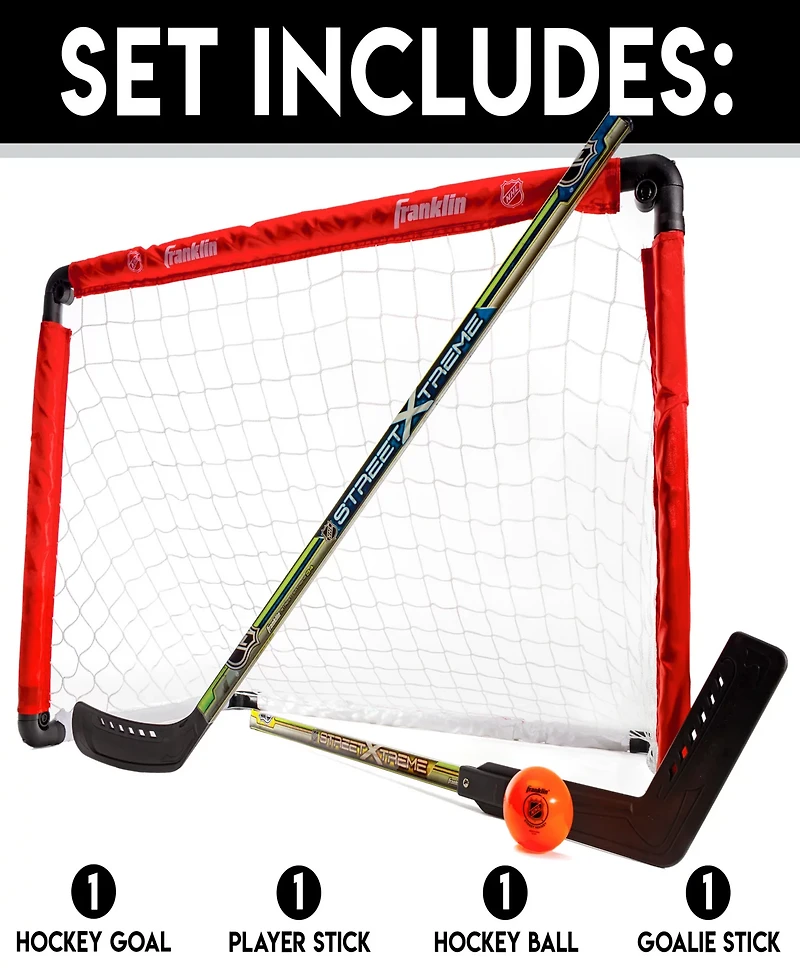 Franklin NHL® Hockey Goal and 2-Stick Set