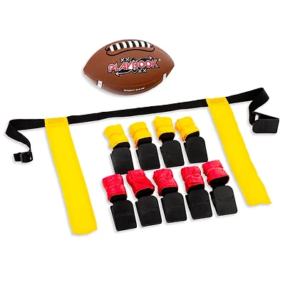 Franklin 10-Player Flag Football Set with PLAYBOOK Mini Ball