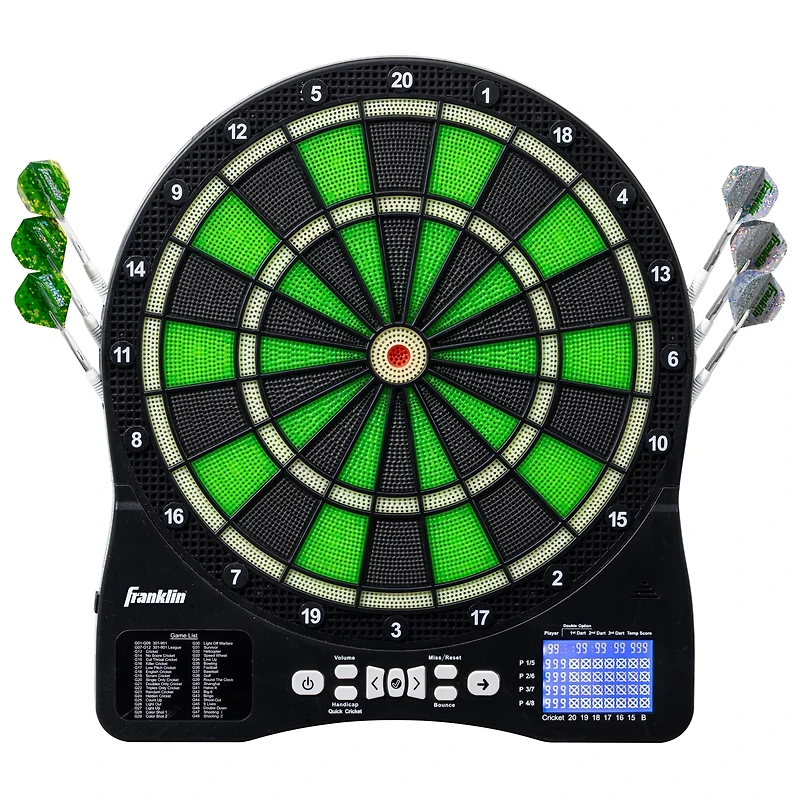 Franklin Light-Up Electronic Dart Board Set