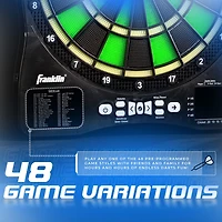 Franklin Light-Up Electronic Dart Board Set