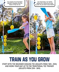 Franklin Kids' USA Softball 2-in-1 Grow-with-Me Batting Tee