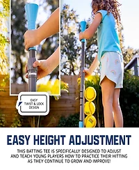 Franklin Kids' USA Softball 2-in-1 Grow-with-Me Batting Tee