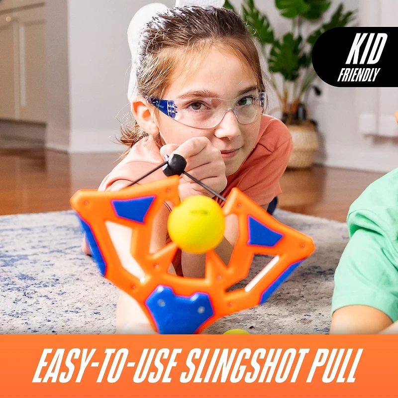 NERF Slingshot Challenge Kids Slingshot Bowling Game
