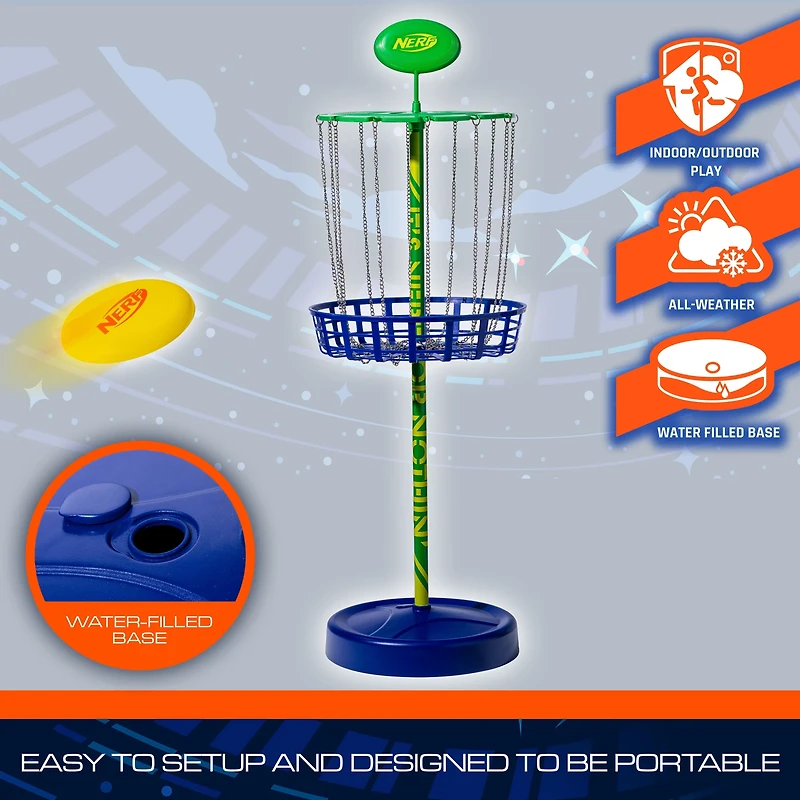 NERF Disc Golf Starter Set