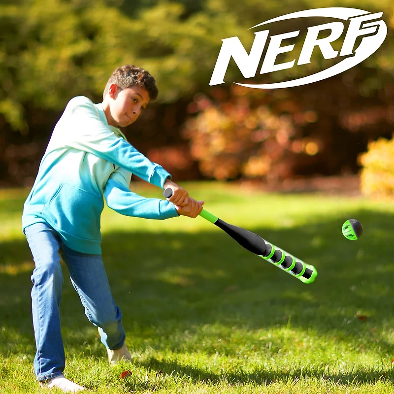 NERF Power Blast Baseball Bat and Ball Set