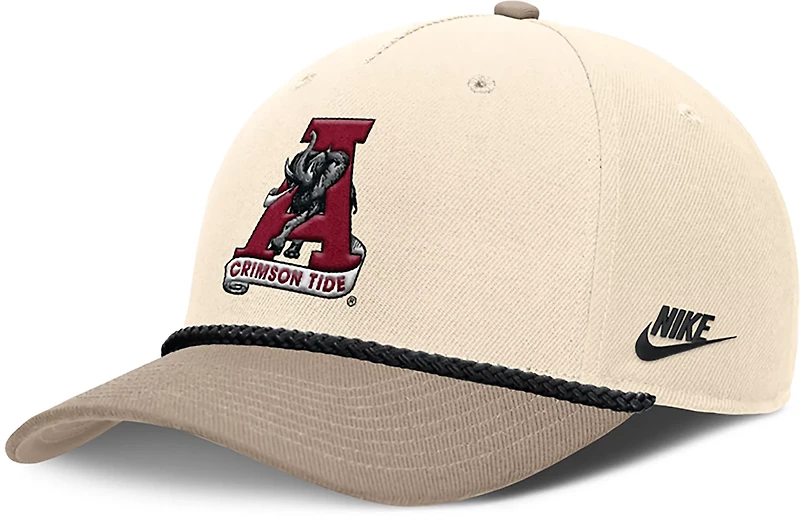 Nike Men's Alabama Rise Legacy Logo Structured Adjustable Cap