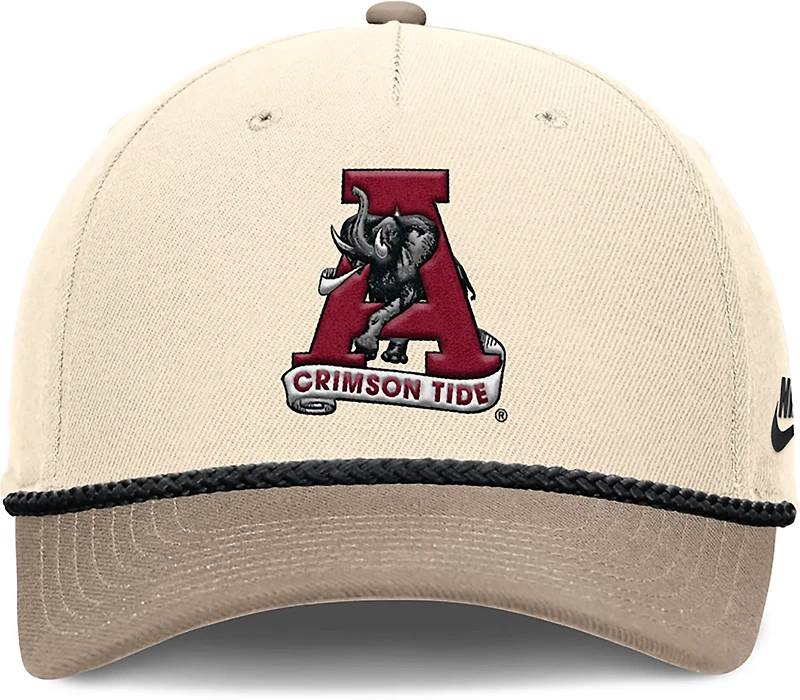 Nike Men's Alabama Rise Legacy Logo Structured Adjustable Cap