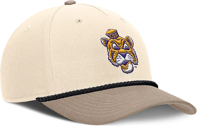 Nike Men's LSU Rise Legacy Logo Structured Adjustable Cap