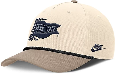 Nike Men's Penn State Rise Legacy Logo Structured Adjustable Cap