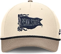 Nike Men's Penn State Rise Legacy Logo Structured Adjustable Cap