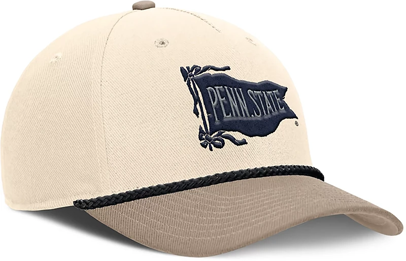 Nike Men's Penn State Rise Legacy Logo Structured Adjustable Cap