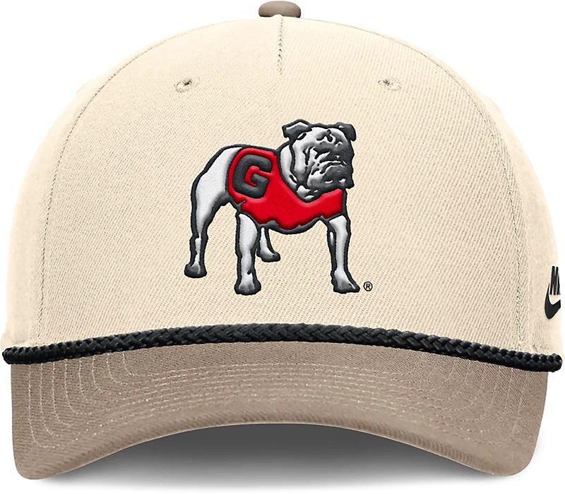 Nike Men's Georgia Rise Legacy Logo Structured Adjustable Cap