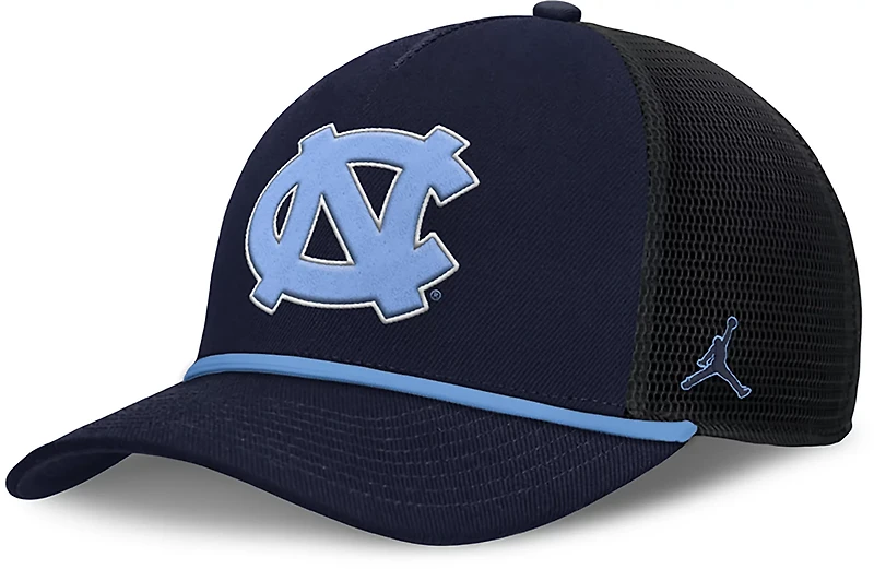 Jordan Men's UNC Rise Primetime Primary Logo Trucker Cap