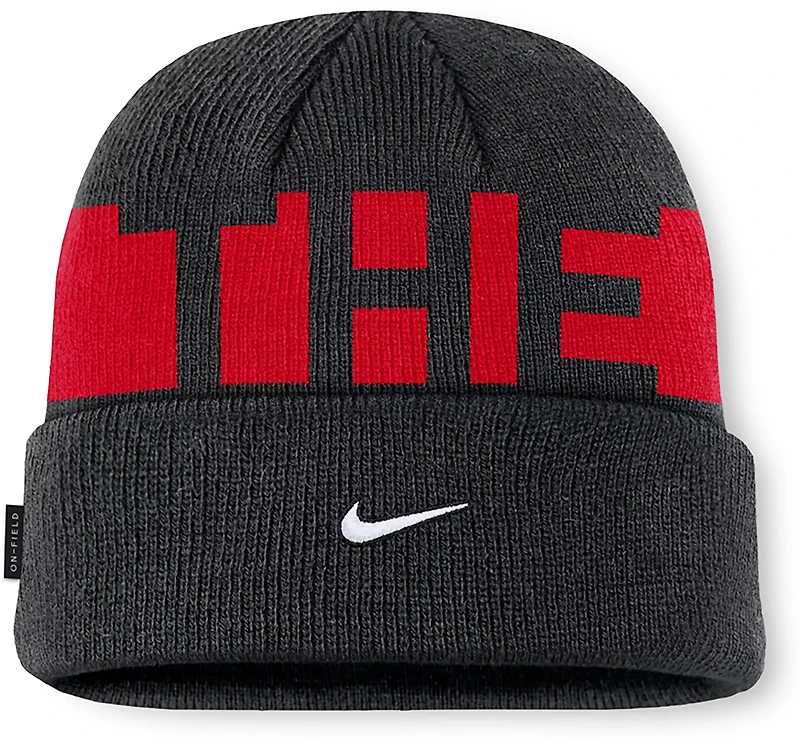 Nike Men's Ohio State Utility Gameday Cuffed Beanie Cap