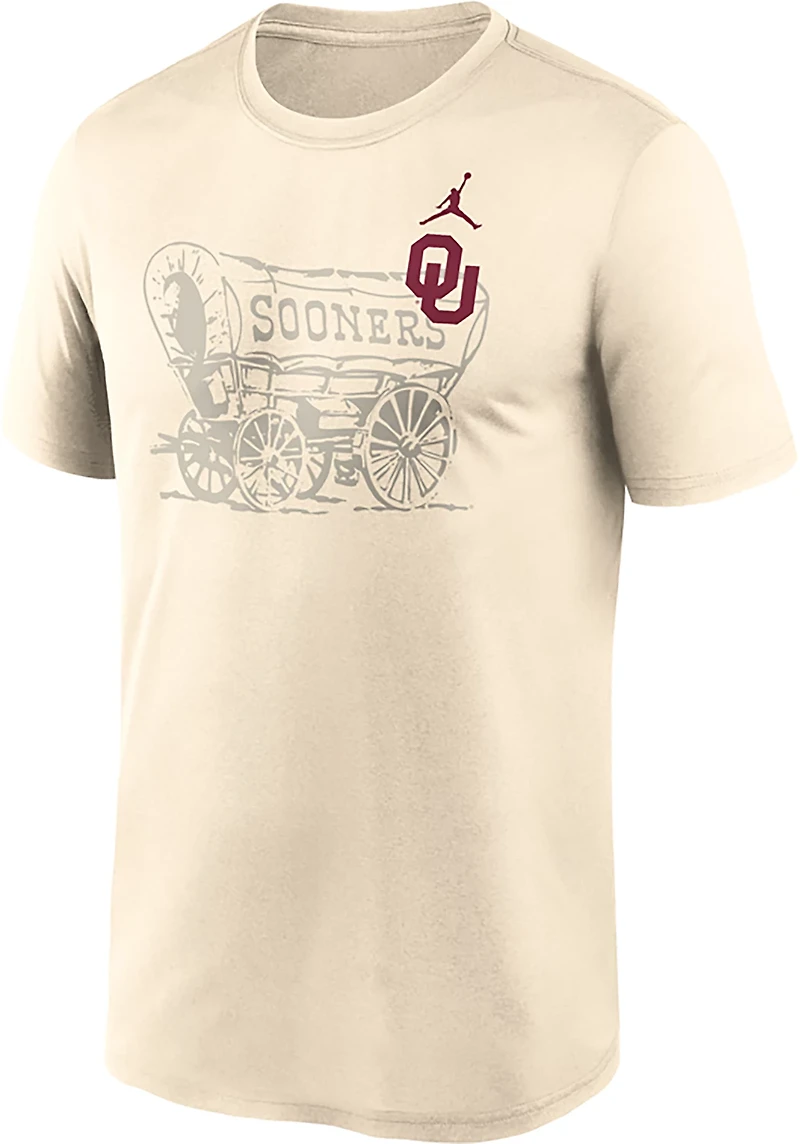 Jordan Men's Oklahoma Legend Shadow Logo T-shirt