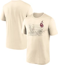 Jordan Men's Oklahoma Legend Shadow Logo T-shirt