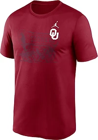 Jordan Men's Oklahoma Legend Shadow Logo T-shirt