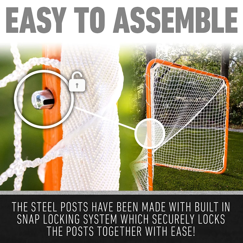Franklin 4 ft x 4 ft Mini Lacrosse Goal