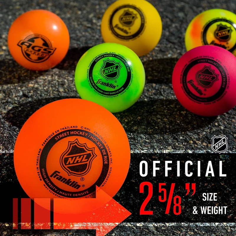 Franklin HD Street Hockey Balls 15-Pack