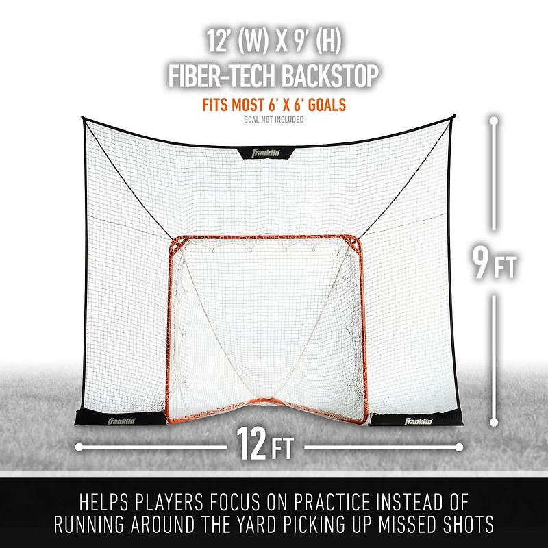 Franklin 12 ft x 9 ft Lacrosse Goal Backstop Net