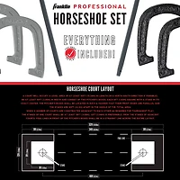Franklin Professional Horseshoes Set