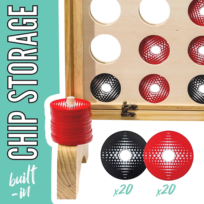 Franklin Jumbo Connect 4 In A Row Game Set