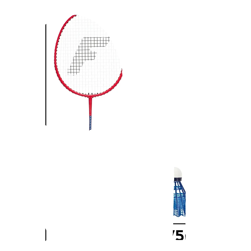 Franklin Red, White and Blue 2-Player Badminton Set
