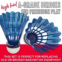 Franklin Red, White and Blue 2-Player Badminton Set