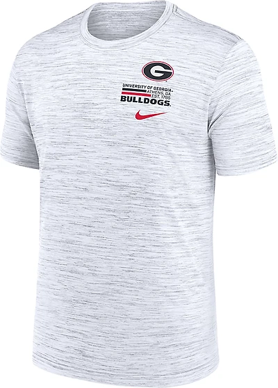 Nike Men's Georgia Velocity Stacked Chest Logo T-shirt