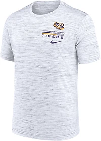 Nike Men's LSU Velocity Stacked Chest Logo T-shirt