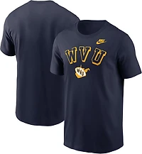 Nike Men's West Virginia Arch Vault Logo Legacy Football T-shirt