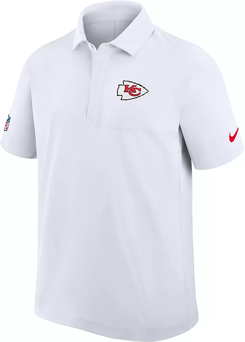 Nike Men's Chiefs Dri-FIT Sideline Woven Coach's Polo Shirt